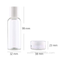 Plastic travel bottles empty set 10pcs cosmetic travel size leak proof